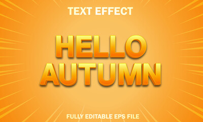 Text effect, Halloween text effect, hello autumn, nature text effect
