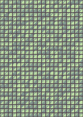 Fototapeta premium Abstract Geometric Pattern generative computational art illustration