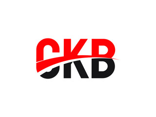 CKB Letter Initial Logo Design Vector Illustration