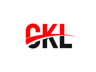 CKL Letter Initial Logo Design Vector Illustration
