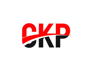 CKP Letter Initial Logo Design Vector Illustration
