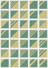 Abstract Geometric Pattern generative computational art illustration