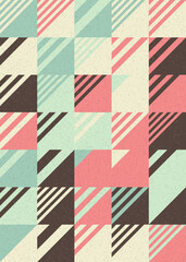 Abstract Geometric Pattern generative computational art illustration