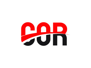 COR Letter Initial Logo Design Vector Illustration