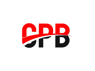 CPB Letter Initial Logo Design Vector Illustration