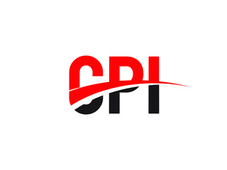 CPI Letter Initial Logo Design Vector Illustration