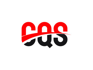 CQS Letter Initial Logo Design Vector Illustration