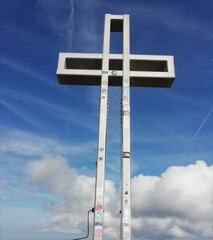 cross on the sky