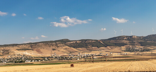 landscape with mountains