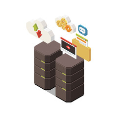 Fototapeta premium Cloud Computing Education Composition