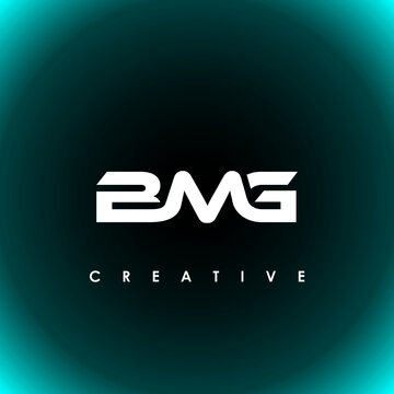 BMG Letter Initial Logo Design Template Vector Illustration