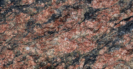 texture of red granite nature stone - grunge stone surface background	
