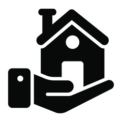Mortgage icon,  real estate  web and mobile icon