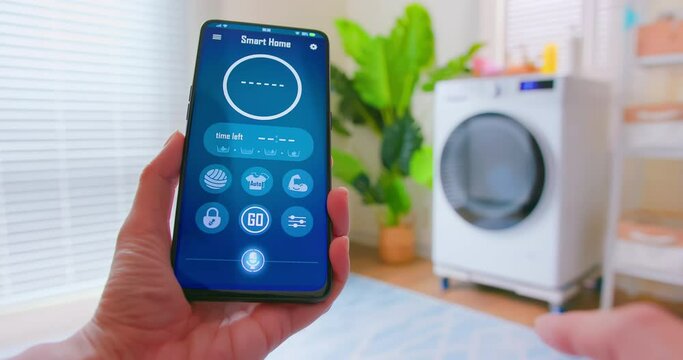 smart washing machine concept