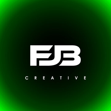 FJB Letter Initial Logo Design Template Vector Illustration