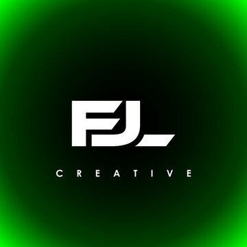 FJL Letter Initial Logo Design Template Vector Illustration