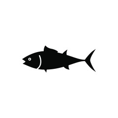 Fish icon vector. Seafood illustration sign. food symbol or logo.
