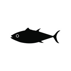 Fish icon vector. Seafood illustration sign. food symbol or logo.

