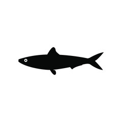 Fish icon vector. Seafood illustration sign. food symbol or logo.
