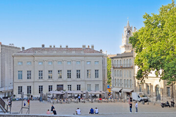 place du palais à Avignon