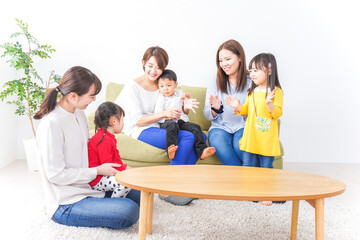 ママ友と子供たち