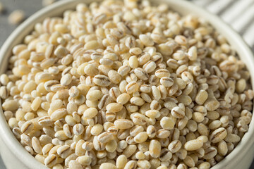 Raw Organic Dry Pearl Barley