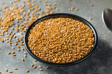 Healthy Organic Raw Flax Seeds