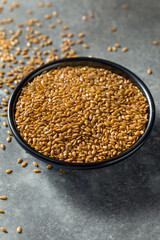 Healthy Organic Raw Flax Seeds