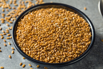 Healthy Organic Raw Flax Seeds