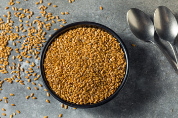 Healthy Organic Raw Flax Seeds