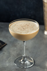 Boozy Refreshing Brandy Alexander Cocktail