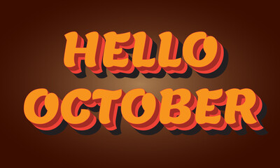HelLo October Text Effect
