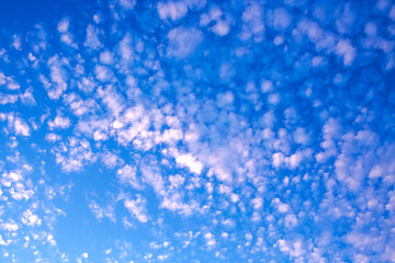 Blue sky background with cloudss.Nature abstract background.