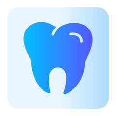 tooth gradient icon