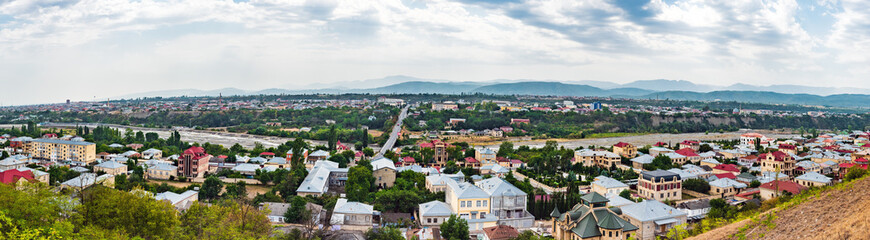 Fototapeta na wymiar Panoramic view of Quba city