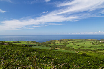 Fototapeta na wymiar Coast around St Ives, Cornwall, England 