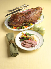 Leg of lamb dinner