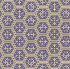 seamless pattern East purple