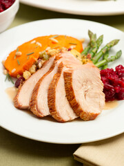 Roasted Turkey Dinner plate
