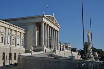 Parlament in Wien Österreich, 11.08.2013