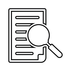 Appraisal, assessment, review line icon. Outline vector.