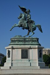 Erzherzog Karl Denkmal Heldenplatz Wien Österreich, 11.08.2013