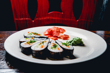 Vegetable Sushi Pinwheel