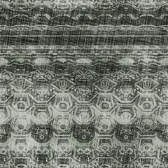 Obraz premium Seamless hand drawn pencil sketch pattern for surface print. High quality illustration. Ornate hand drawn look with lights and shadows and crosshatch texture. Ornate abstract design in perfect repeat.