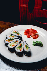 Vegetable Sushi Pinwheel
