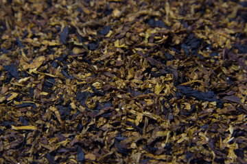 Sliced pipe tobacco texture for a pleasant shopping experience 
