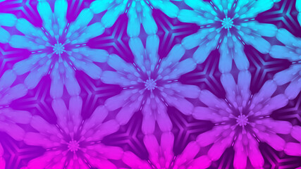 Soft pastel colors abstract pattern transforming, changing shades and shapes. Multicolor mandala metamorphoses. Kaleidoscopic symmetrical ornament morphing, looping, radiating. 4K UHD 4096x2304