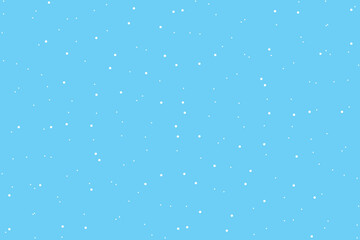 Winter seamless pattern with falling snow. Vector Illustration