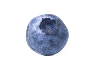 Extreme blueberry close-up isolated on white - Powered by Adobe