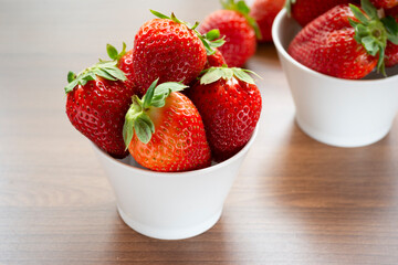 strawberries in a bowl